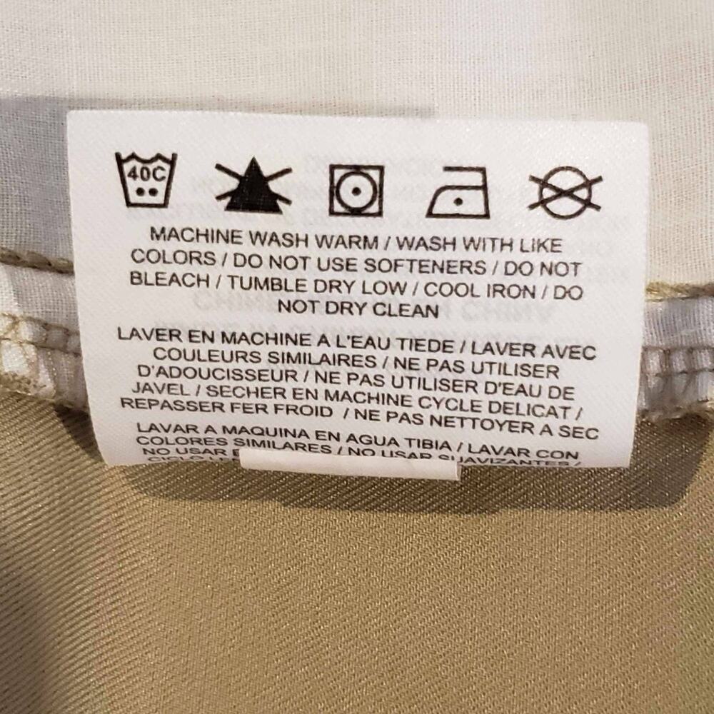 Nike Golf Pants 38x32 Khaki Tan Flat Front Chino Straight Performance 38 - Picture 5 of 7